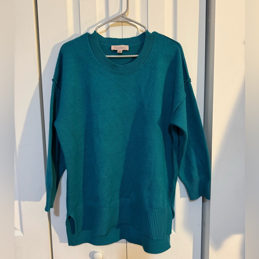 Size 1x, Philosophy Crewneck Sweater, EUC